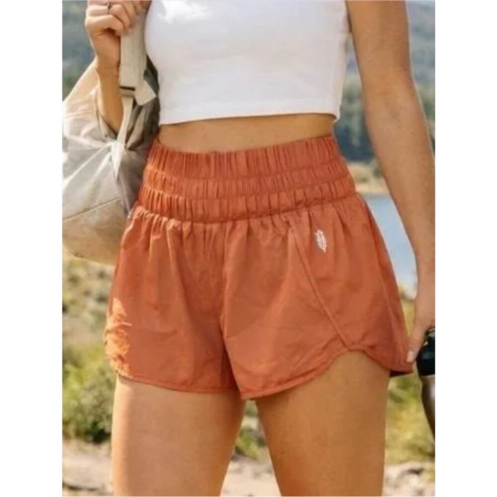 FP Movement Pink/Orange Running Shorts Sz. M